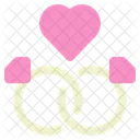 Romance Diamond Love Icon