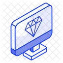 Diamond Screen Display Icon