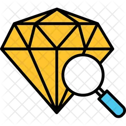 Diamond search  Icon