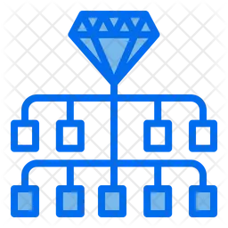 Diamond Structure  Icon