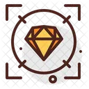 Diamond Target  Icon