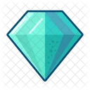 Diamond turquoise  Icon