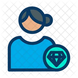 Diamond User  Icon