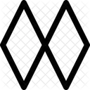 Diamonds Pattern Decoration Icon