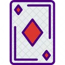 Diamonds Card Poker Card Playing Card Icon