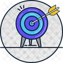 Diana Objetivo Bullseye Icono