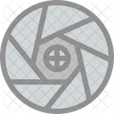 Diaphragm Escher Hexagon Icon