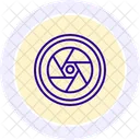 Diaphragm Line Icon Icon