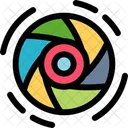 Diaphragme Photographie Ouverture Icône
