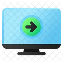 Diapositiva Pc Flecha Icono