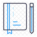 Diario Caderno Estudo Ícone