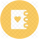 Diario Corazon Signo Icono