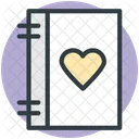 Diario Corazon Signo Icono