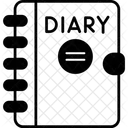 Diario Notas Caderno Ícone