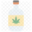 Botella Cannabis Cannabidiol Icono