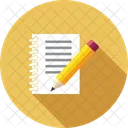 Diary Notebook Pencil Icon