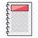 Diary Notebook Binder Icon