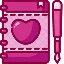Diary Wedding Planner Schedule Icon
