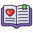 Diary Book Love Icon