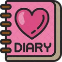 Diary Book Write Icon