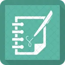 Diary Contract Paper Icon