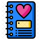 Diary Love Happy Icon