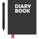 Diary Book Holiday Sticker Icon