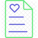Diary Diary Of Love Heart On Diary Icon