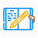 Diary Notebook Press Icon