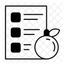 Diät Plan  Symbol