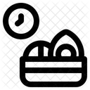 Diatkost Mahlzeit Mager Symbol