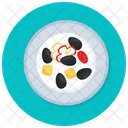 Diatkost Bio Lebensmittel Obst Symbol