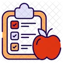 Diätplan  Symbol