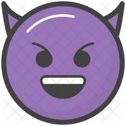 Faccia da diavolo Emoji Icon