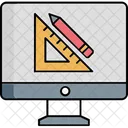 Dibujo Geometria Lapiz Icono