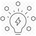 Dicas De Economia De Energia Icone Thinline Ícone
