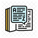 Diccionario Pnl Idioma Icono