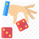 Dice Hand Cube Icon