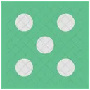 Dice Number Five Icon