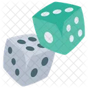 Dice Gambling Board Game Icon