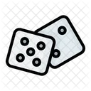 Dice Gambling Game Icon