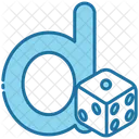 Dice Alphabet Shape And Symbol Icon