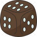 Dice Number Lucky Icon