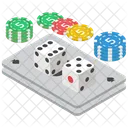 Dice Game Gambling Luck Game Icon