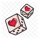 Dice Valentine Casino Icon