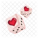 Dice Valentine Casino Icon