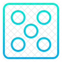 Gambling Dice Cube Game Dice Icon