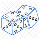 Cubes Dices Casino Dices Icon