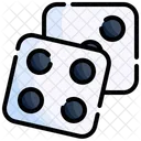 Dices Board Game Entertainment Icon