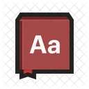 Dictionary Thesaurus Fonts Icon